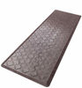 Picture of HEBE Oversized Anti Fatigue Comfort Mats for Kitchen Floor Standing Desk Non Slip Thick Cushioned Kitchen Floor Mats Runner Waterproof Kitchen Rugs Heavy Duty Comfort Standing Mats,20"x60",Brown