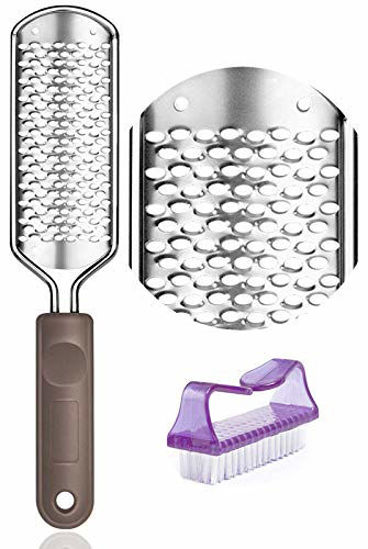 Picture of Colossal Foot Grater Foot File - Foot Rasp Callus Remover BTArtbox Large Stainless Steel Foot Scrubber Foot Care Pedicure Tools for Wet and Dry Feet