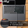 Picture of Kuzy MacBook Pro Keyboard Cover with Touch Bar for 13 and 15 inch 2019 2018 2017 2016 Apple Model A2159, A1989, A1990, A1706, A1707 Silicone Skin Protector, Oxy Black