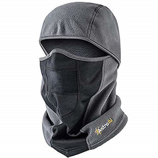 Picture of AstroAI Balaclava Ski Mask Winter Face Mask for Cold Weather Windproof Breathable for Men Women Skiing Snowboarding & Motorcycle Riding, Gray