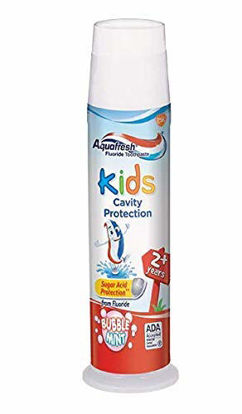 Picture of Aquafresh Kids Fluoride Toothpaste with Triple Protection, Bubblemint , 4.6 oz (130.4 g)