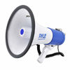 Picture of Pyle Megaphone Speaker PA Bullhorn with Built-in Siren - 50 Watts Adjustable Volume Control and 1200 Yard Range - Ideal for Football, Baseball, Basketball Cheerleading Fans & Coaches or for Safety Drills (PMP50)