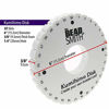 Picture of The Beadsmith Round Kumihimo Disk, 6 inch Diameter, 3/8" Dense Foam, Jewelry Tools for Braiding, 1 disks