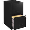 Picture of Lorell 14341 18 Deep 2-Drawer File Cabinet, Black