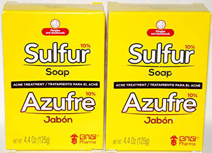 Picture of Grisi Bio Sulfur Soap with Lanolin, 4.4 oz (Pack of 2)