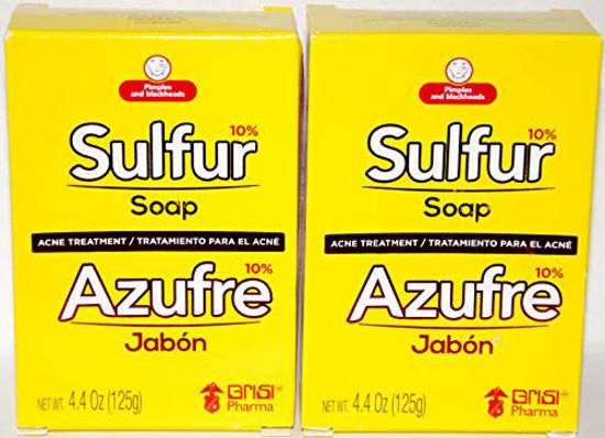 Picture of Grisi Bio Sulfur Soap with Lanolin, 4.4 oz (Pack of 2)