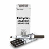 Picture of Crayola Black Markers, School Supplies, At Home Crafts for Kids, 12 Count