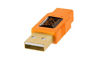 Picture of Tether Tools TetherPro USB 2.0 to Mini-B 5-Pin Cable, 15' (4.6m), High-Visibility Orange