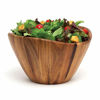 Picture of Lipper International Acacia Wave Serving Bowl for Fruits or Salads, Large, 12" Diameter x 7" Height, Single Bowl