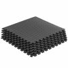 Picture of ProSource fs-1908-pzzl Puzzle Exercise Mat EVA Foam Interlocking Tiles (Black, 24 Square Feet)