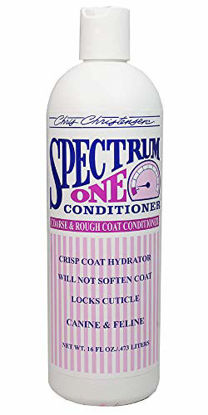 Picture of Chris Christensen Spectrum One Conditioner - Maintains Hydration of inner cortex - For Healthy & Texturized Coats - Conditioner for Dogs - Canine & Feline - 16 oz