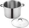 Picture of Cook N Home 20 Stainless Steel Saucepot with Lid Quart Stockpot, QT, Silver