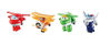 Picture of Super Wings US710610 Transform-A-Bots, Jett, Paul, Mira, Grand Albert, Toy Figures, 2" Scale