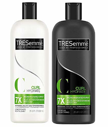 Picture of Tresemme Flawless Curls - Curl Hydration With Vitamin B1 - Shampoo & Conditioner Set - Net Wt. 28 FL OZ (828 mL) Per Bottle - One Set