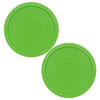 Picture of Pyrex 7402-PC Green Round 6/7 Cup Storage Lid for Glass Bowls - 2 Pack