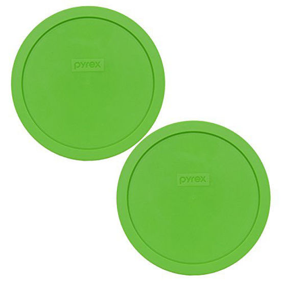 Picture of Pyrex 7402-PC Green Round 6/7 Cup Storage Lid for Glass Bowls - 2 Pack