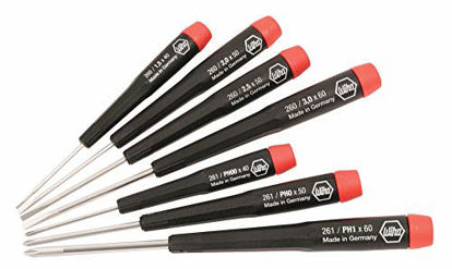 Picture of Wiha 26197 7 Piece Precision Slotted and Phillips Screwdriver Set