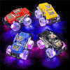 Picture of Light Up Monster Truck Set for Boys and Girls by ArtCreativity - Set Includes 2, 6 Inch Monster Trucks with Beautiful Flashing LED Tires - Push n Go Toy Cars Best Gift for Kids - for Ages 3+