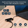 Picture of StarTech.com 4K USB C to HDMI, VGA & DVI Multi Port Video Display Adapter for Mac / Windows Laptop & Monitor (CDPVGDVHDBP)