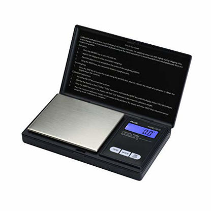 Picture of AWS Series Digital Pocket Weight Scale 1kg x 0.1g, (Black), AWS-1KG-BLK