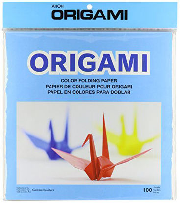 Picture of Aitoh OG-6 Origami Paper, 9.75-Inch by 9.75-Inch, 100-Pack