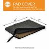 Picture of K&H Pet Products Small Animal Heated Pad Deluxe Replacement Cover Gray 9" x 12" (Heated Pad Sold Separately)