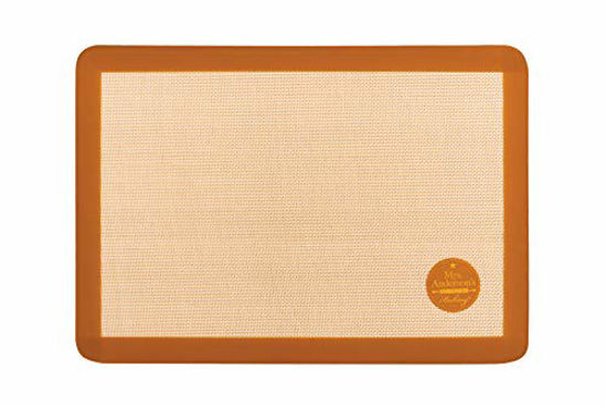 Picture of Mrs. Andersons Baking Brown Silicone 11.6 x 16.5 Inch Baking Mat