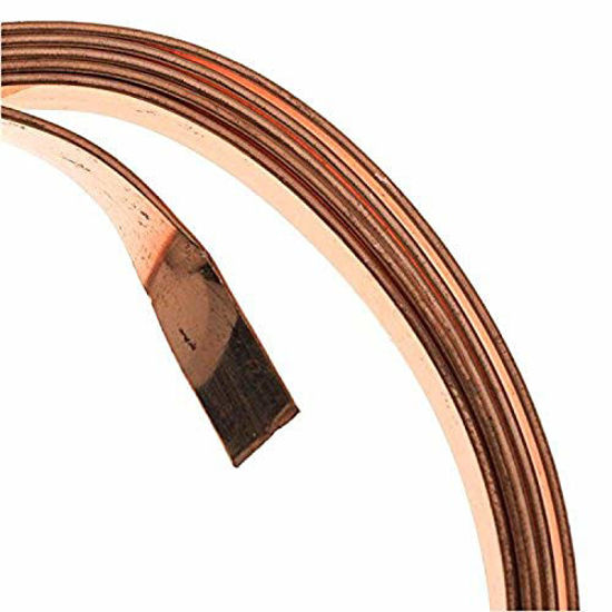 Picture of Artistic Wire 21-Gauge Flat 5mm by .75mm, 3-Feet, Bare Copper,AWB-21F5-BC-03F