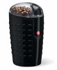 Picture of Quiseen One-Touch Electric Coffee Grinder. Grinds Coffee Beans, Spices, Nuts and Grains - Durable Stainless Steel Blades (Black)