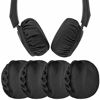 Picture of Geekria 2 Pairs Flex Fabric Earphone Covers/Earpads Covers/Stretchable and Washable Sanitary Earcup Protectors for Beat Solo Pro, Solo3, Fits 1"-3" Inches On-Ear Headset Earpads (Black)