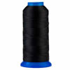 Picture of Selric [1500Yards / 30 Colors Available UV Resistant High Strength Polyester Thread #69 T70 Size 210D/3 for Upholstery, Outdoor Market, Drapery, Beading, Purses, Leather (Black)