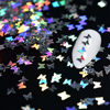 Picture of EchiQ Splarkly Laser Butterfly Nail Sequin Acrylic Paillettes Holographic Nail Sparkle Glitter Sheets Tips Nail Art Decoration FBA Shipping only