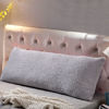 Picture of Reafort Ultra Soft Sherpa Body Pillow Cover/Case with Zipper Closure 21"x54" (Silver Grey, 21"X54")