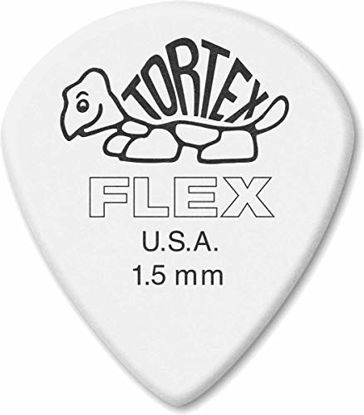 Picture of Jim Dunlop Tortex Flex Jazz III XL 1.5mm 12 Pack Guitar Picks (466P1.5)