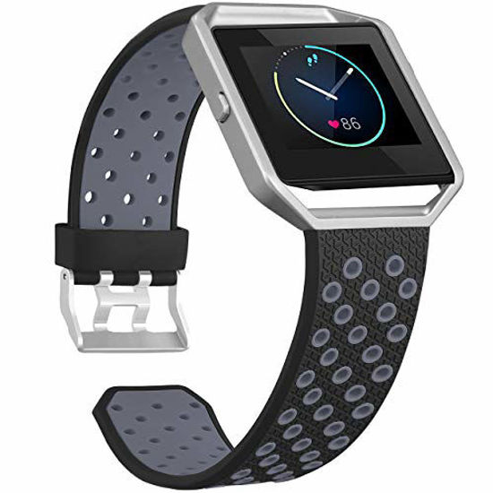 Fitbit blaze best sale black silver smartwatch