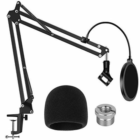 InnoGear Microphone Stand, Mic Windscreen and Mic Pop Filter Set