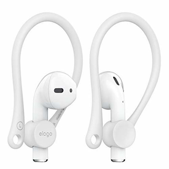 Picture of elago Upgraded AirPods Ear Hook Designed for Apple Airpods 1 & 2 and AirPods Pro [ White ]