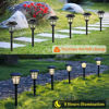 Picture of MAGGIFT 12 Pack Solar Pathway Lights Outdoor Solar Garden Lights for Patio, Yard, Driveway