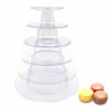 Picture of 6 Tiers Macaron Tower Display Stand, Round Stackable Cookie Dessert Cake Rack Macaroon Carousel Cupcake Holder for Wedding Birthday Party Bakery Decor