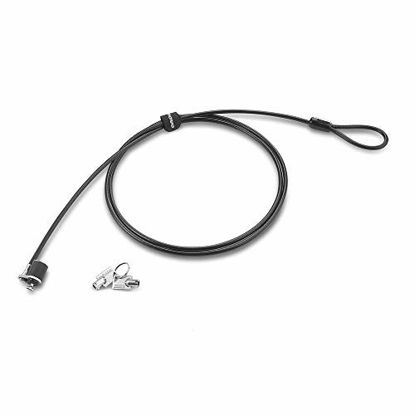 Picture of Lenovo Security Cable, Kensington Security Slot Lock 4.99-Feet Zinc Alloy Galvanized Steel (57Y4303)