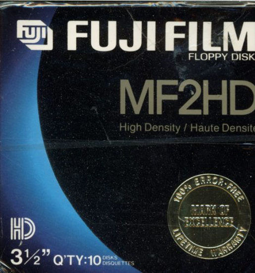 Picture of Fuji Film MF2HD High Density 3.5 Inch Floppy Disks - 10 Pack