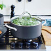 Picture of GreenPan Lima 5 Quart Hard Anodized Non-Stick Ceramic Covered Casserole - - Gray