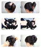 Picture of PRETTYSHOP Scrunchy Bun Up Do Hair piece Hair Ribbon Ponytail Extensions Wavy Messy platinum blonde # 613 G16A