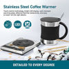 Picture of COSORI Coffee Mug Warmer & Mug Set,Electric 24Watt Beverage Cup Warmer for Desk Home Office Use,304 Stainless Steel 17oz Mug lid,Touch Tech & LED Backlit Display,Ideal for Gift,Coffee,Tea, Hot Cocoa