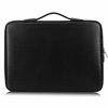 Picture of FYY 12"-13.3" [Waterproof Leather] [Solid Hard Shape] Laptop Sleeve Bag Case with Inner Tuck Net Fits All 12-13.3 Inches Laptops, Notebook, MacBook Air/Pro, Tablet, iPad Black