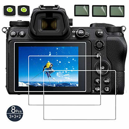 Picture of debous Screen Protector Compatible Nikon Z7 Z6 II Z 6II Z 7II FX-Format Mirrorless Camera,Anti-scratch Tempered Glass Clera Hard Protective Film Shield Cover (3pack)