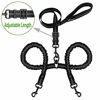 Picture of Peteast Double Dog Leash, Adjustable Heavy Duty Double Leash for Dogs Dual Dog Leash 360°Tangle Free & Soft Handle Two Dog Leash, Walking & Training Leash Two Dogs