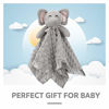 Picture of Pro Goleem Elephant Security Blanket Grey Soft Baby Lovey Unisex Lovie Gift for Toddler 16 Inch