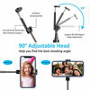 Picture of Vproof Selfie Stick Bluetooth, Lightweight Aluminum All in One Extendable Selfie Sticks Compact Design, Compatible with iPhone 11 Pro Max 11 Pro 11 XS Max, Galaxy S20, More