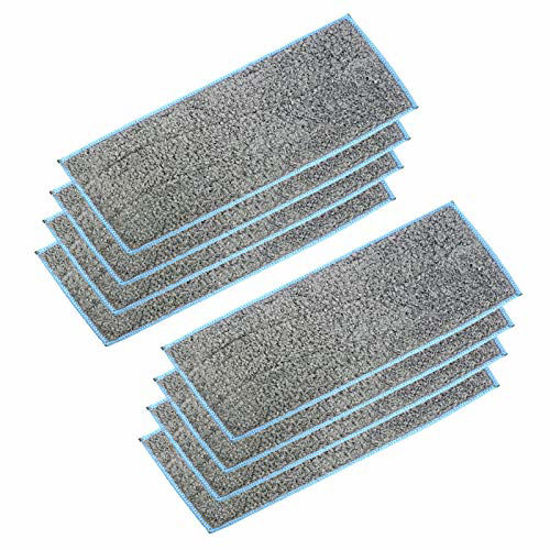 Picture of Extolife 8 Pack Washable and Reusable Wet Mopping Pads for iRobot Braava Jet m6 (6110) (6112) Ultimate Robot Mop